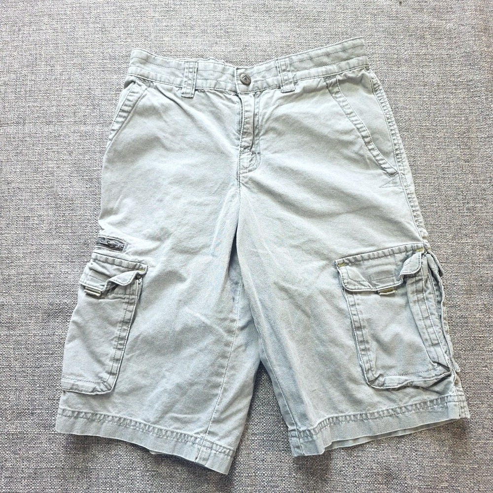 Columbia Cargo Shorts Grey Size 12 Youth Adjustable